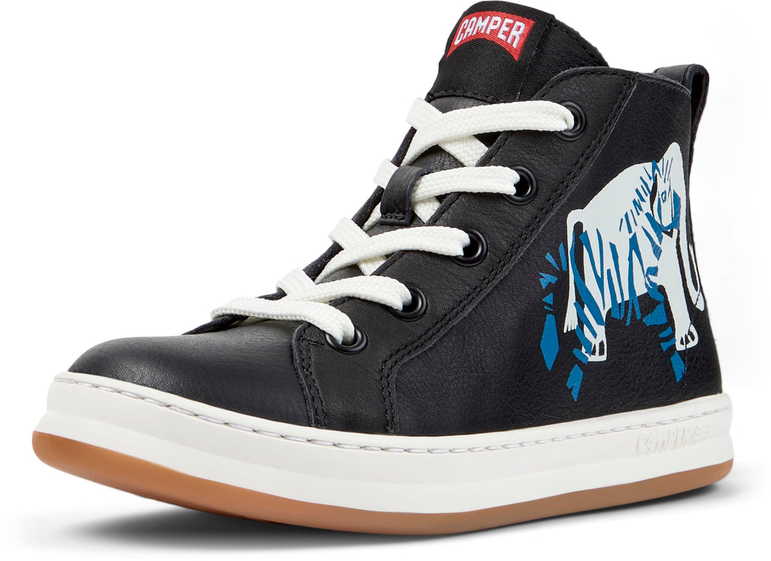 Camper Mädchen Runner Four K900261Sneaker Bootie 25 EU Schwarz 010 Tws, 25 EU Schwarz 010 Tws
