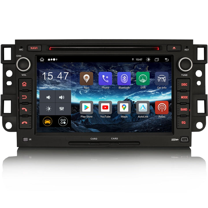 ERISIN 7 Zoll 8-Kern 4GB RAM+64GB ROM Android 11 Autoradio Bluetooth GPS für Chevrolet Aveo Captiva