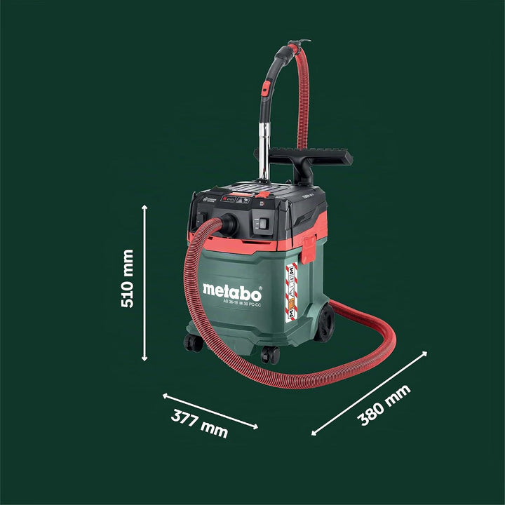 metabo AS 36-18 M 30 PC-CC Akku-Sauger, 30 l Nass- und Trockensauger