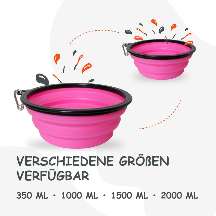 Reisenapf Hun (Pink, 2000 ml) 2000 ml Pink, 2000 ml Pink