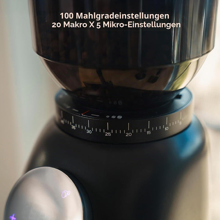 MiiCoffee GF64 Kaffeemühle (schwarz)