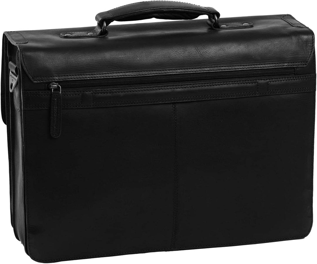 The Chesterfield Brand Wax Pull Up Lisbon Aktentasche Leder 42 cm