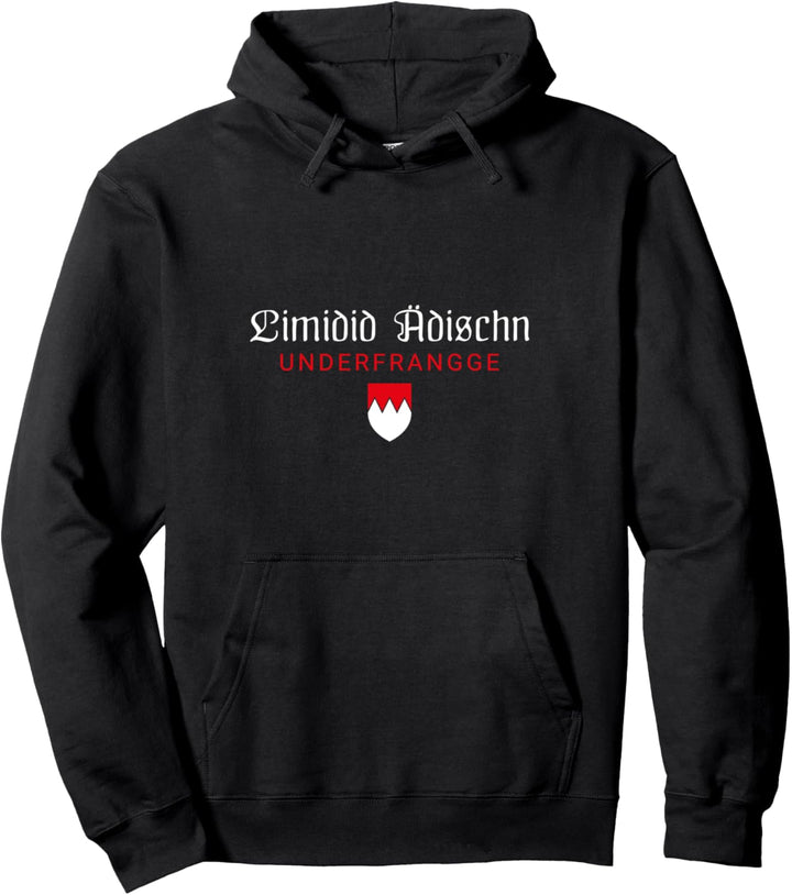 Franken Wappen fränkischer Dialekt Unterfranke Pullover Hoodie