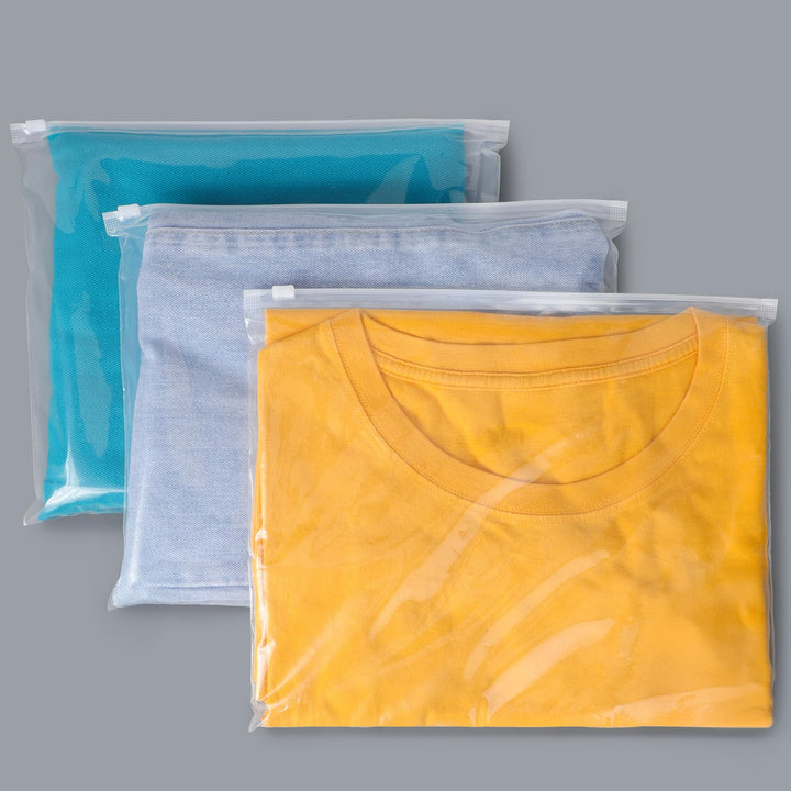 Zip Beutel Kleidung, 50 Stück 30.5 * 25.5cm Verschliessbare Plastikbeutel, Transparente Aufbewahrung