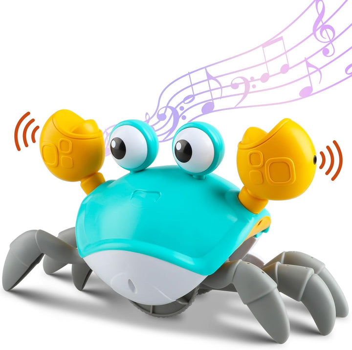Interaktives Krabbelspielzeug, Interaktive Musikkrabbe, die automatisch Hindernissen ausweicht, Elek