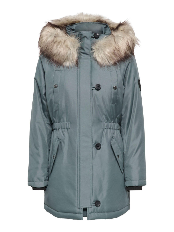 ONLY Female Langer Parka ONLIRIS Langer Parka XS Balsam Green, XS Balsam Green