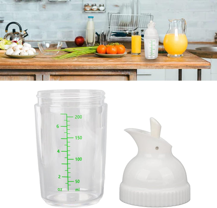 Salatdressing Shaker Behälter Ausgiesser Auslaufsicher Spülmaschinenfest BPA Frei Reise Hausgemachte