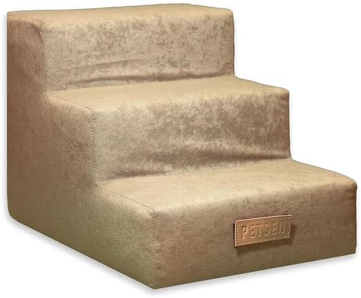 Sofatreppe für Hunde und Katzen – Hundetreppe für Bett &amp; Sofa – 3- oder 4-stufig, rutschfest &amp; wasch
