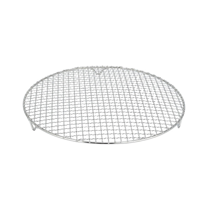 Edelstahl Grillrost Rund Mit 2cm Füssen Ø10-42.5cm - Universelles Kochgitter Für Heissluftfritteusen