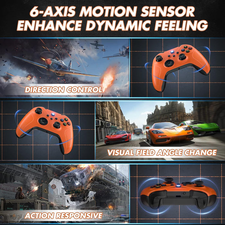 Lapezei Wireless Controller für Xbox Series S/X, mit Xbox One/PC/Android/iOS, Bluetooth Gamepad mit