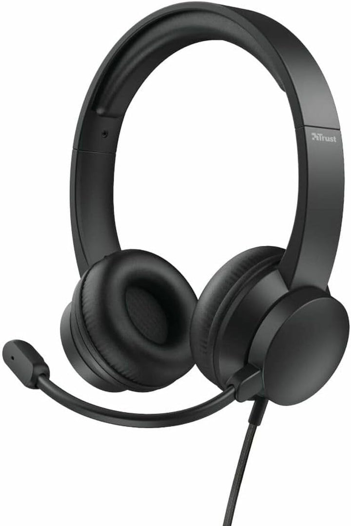 Trust RYDO Headset USB Stereo, schnurgebunden Over Ear Schwarz