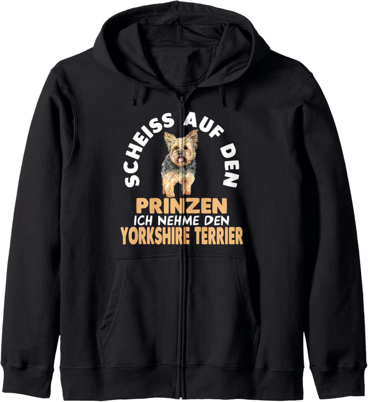 Prinzessin Hundebesitzer Yorkshire Terrier Kapuzenjacke