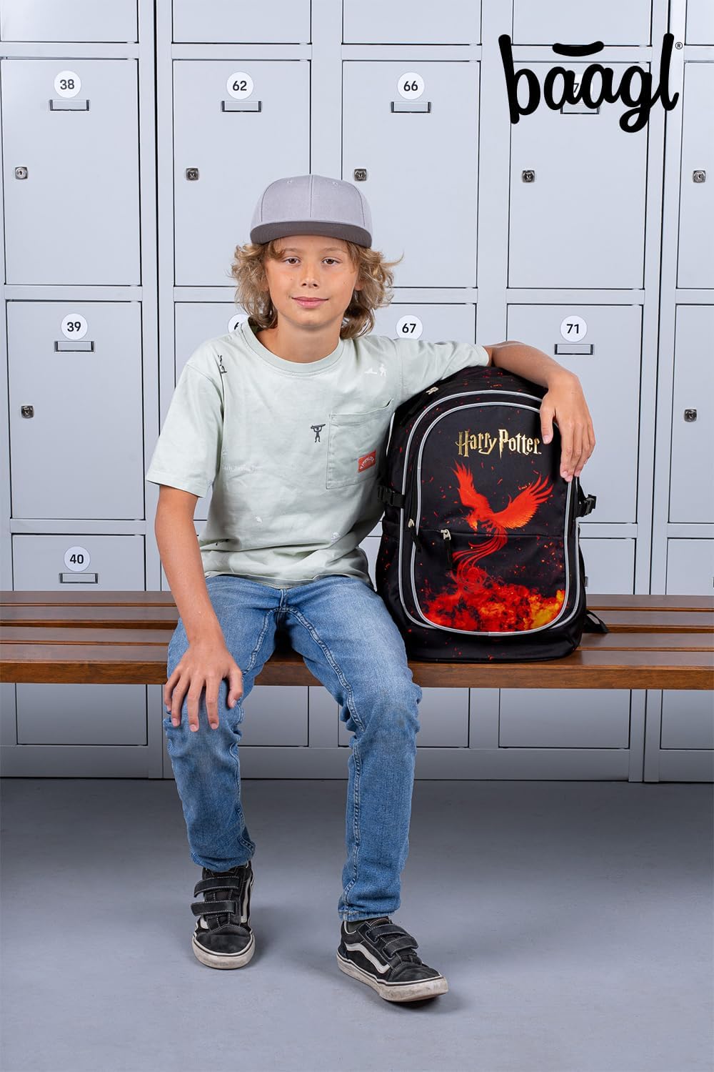 Baagl Schulrucksack Set Jungen Mädchen 3 Teilig, Schultasche für Grundschule Volksschule, Grundschul