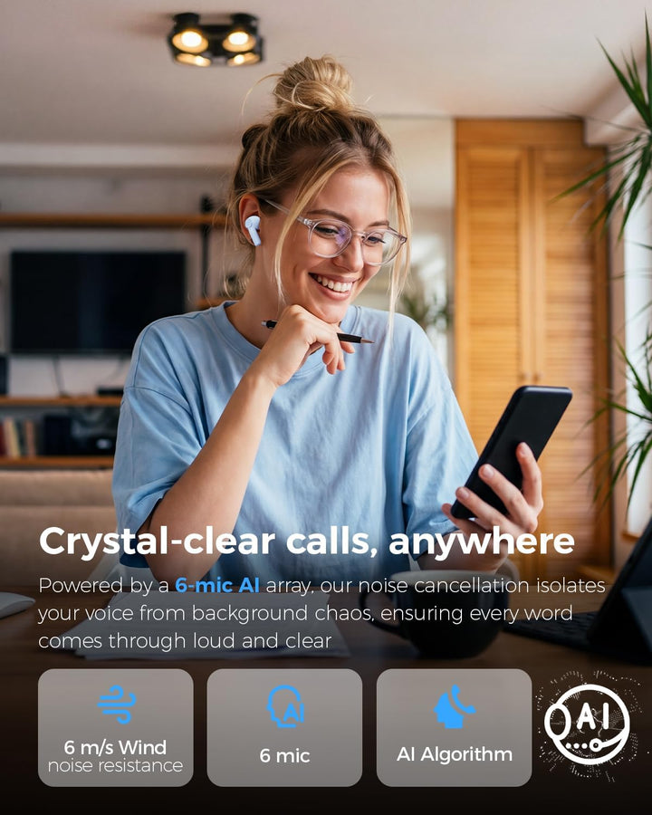 havit TW889 Kabellose Bluetooth-Ohrhörer, Blau