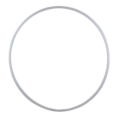 Hoopomania Hula Hoop Rohling steckbar (mit Snap Button), 25mm Rohr, schwarz/Weiss, Ø 90-140cm Ø90cm