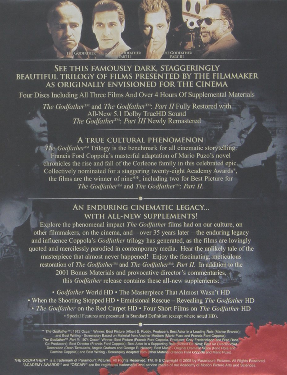 The Godfather Coppola Restoration [Blu-ray], Blu-ray