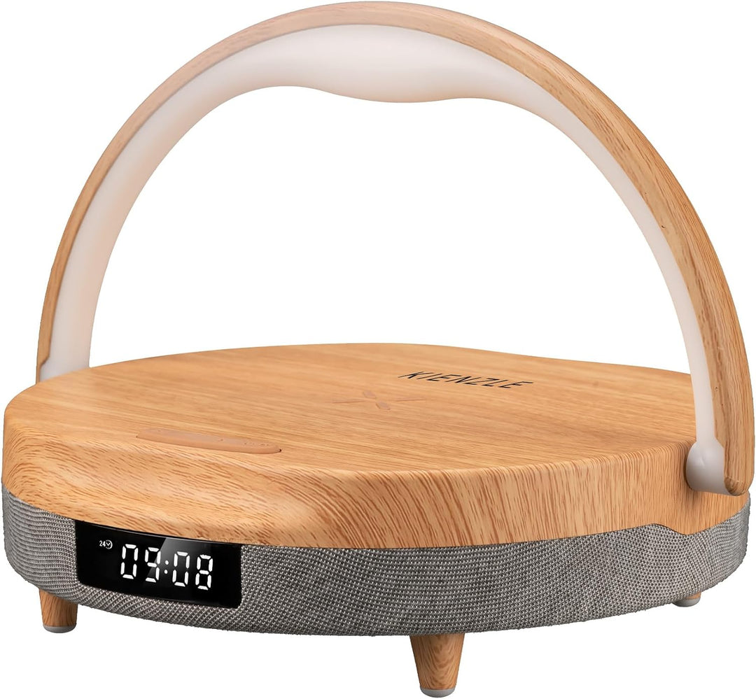 Kienzle LED Wecker mit Bluetooth 5.0 Lautsprecher und 10 W Ladepad