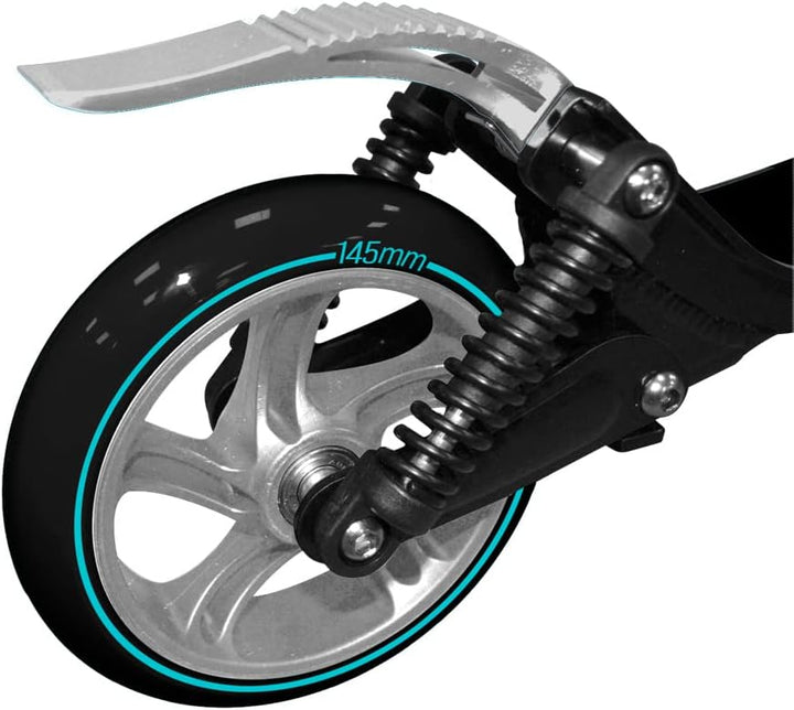 Technical Scooter SKIDS CONTROL - 145MM CARBONE Schwarz, SKIDS CONTROL - 145MM CARBONE Schwarz