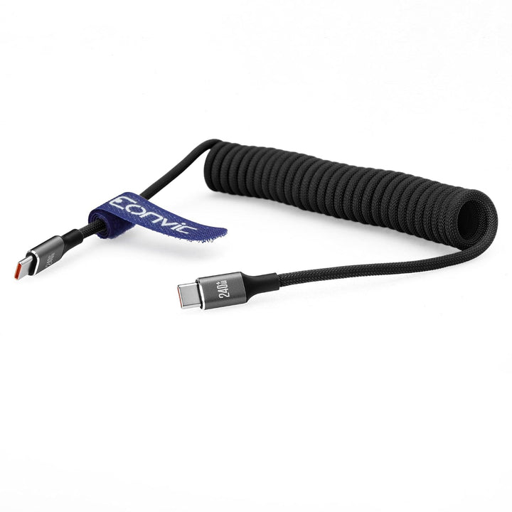 Haiwei Mate 60 Pro Switch USB C auf USB C, 240 W USB C auf USB C, schnelles Laden, geflochtenes Spir