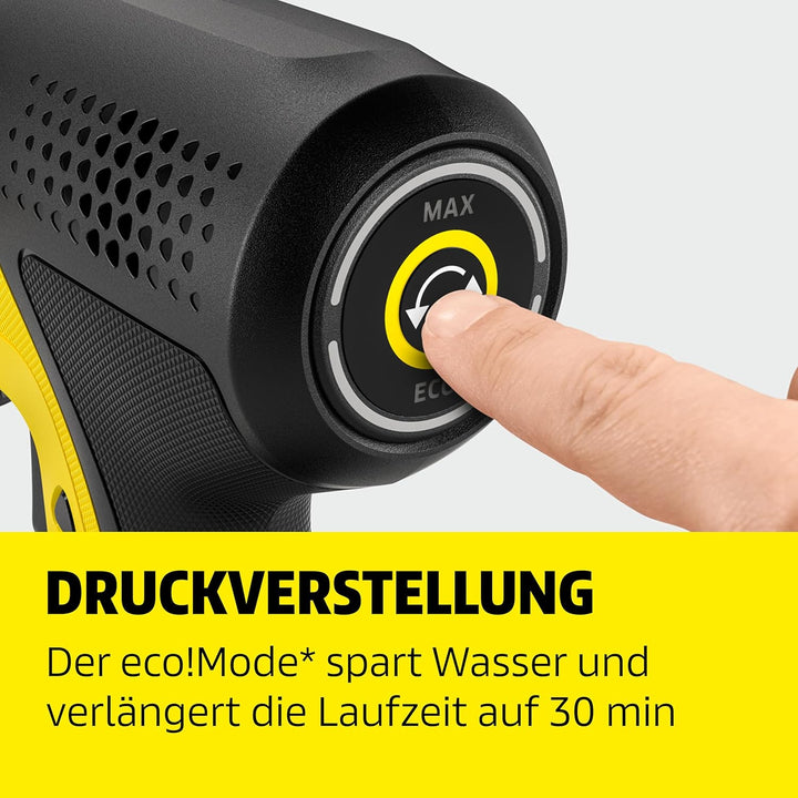 Kärcher Akku-Druckreiniger OC 7-18 Handheld Battery Set, mobiler Outdoor-Reiniger, Druck: max. 24 ba
