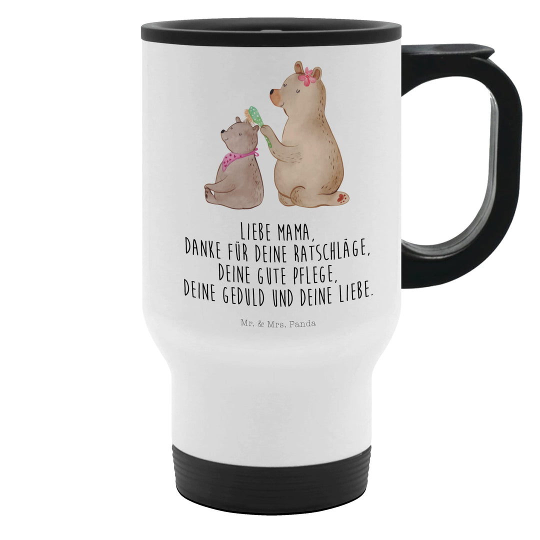 Mr. &amp; Mrs. Panda Thermobecher Bär Kind - Geschenk, Warmhaltetasse, Opa, Familie, Spülmaschinenfest,