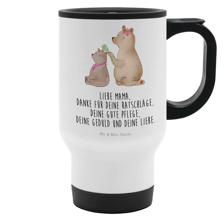 Mr. &amp; Mrs. Panda Thermobecher Bär Kind - Geschenk, Warmhaltetasse, Opa, Familie, Spülmaschinenfest,