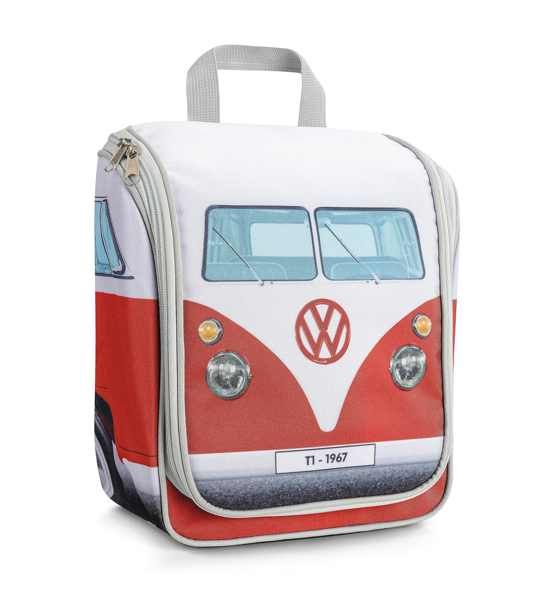 BRISA VW Collection - T1 Bulli Bus Reise-Kulturbeutel zum Aufhängen | Volkswagen Kulturtasche Kosmet