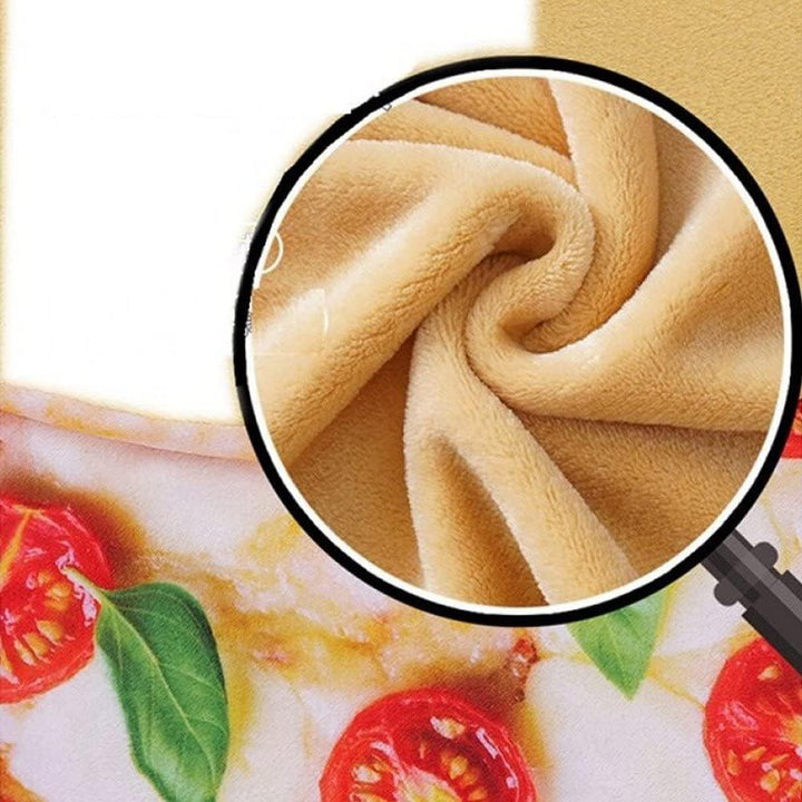Komfort Pizza Katze Matte Weich Warm Hunde Schlaf Bett Matte Katze Decke Pochierte Ei Neuheit Schlaf