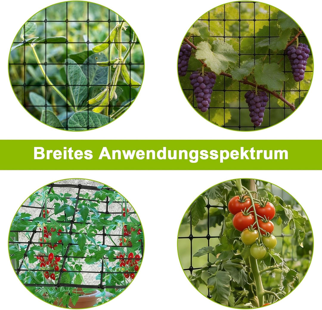 Scrog Netz 150x150 – Elastisches Pflanzen Grow Netz mit 225 Löchern &amp; 4 Metallhaken,Wachsen Zelt net