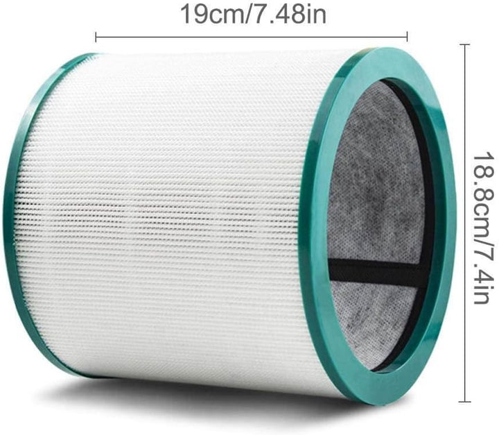 HEPA Aktivkohle Kombi Filter kompatibel mit Dyson TP00 TP01 TP02 TP03 AM11 BP01 Turmventilator Luftr
