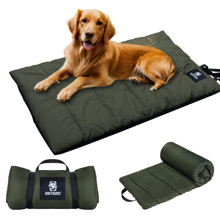 OneTigirs Hundedecke Maschinenwaschbar, Hundematte Komfort und Weichheit Hundebett für Reise Camping