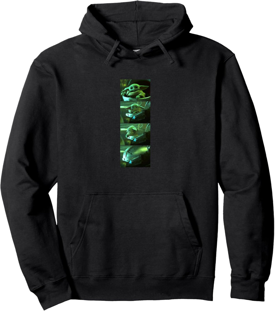 Star Wars: The Mandalorian The Child Time To Hide Panels Pullover Hoodie
