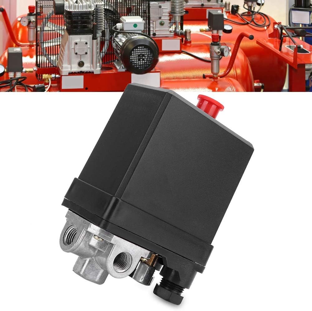 G1/4 "-Druckschalter kompressor 380V, 3-Phasen-4-Loch-Vertikaltyp druckschalter, 125 PSI maximaler A