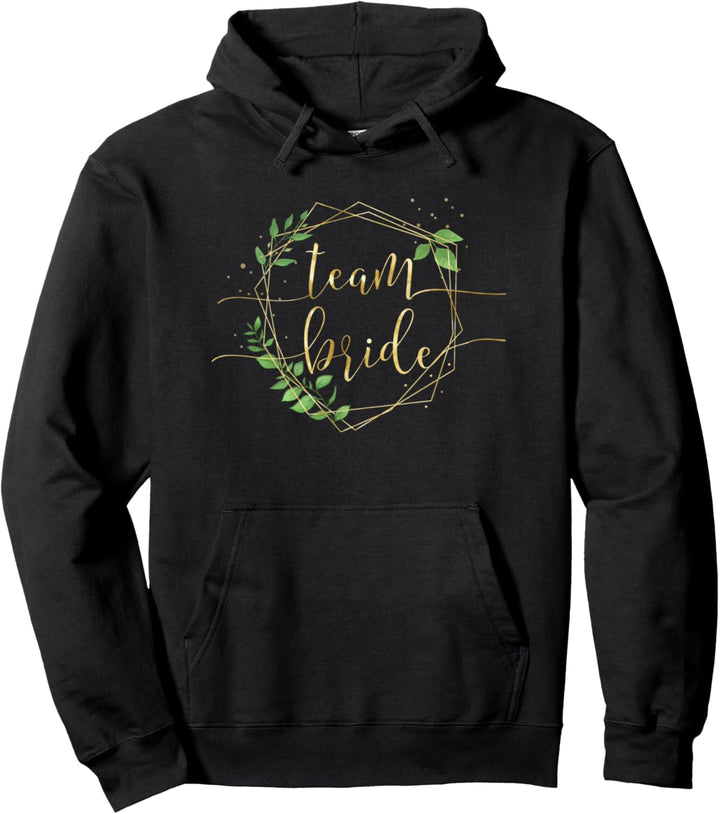 JGA Junggesellinnenabschied Team Bride Floral Pullover Hoodie