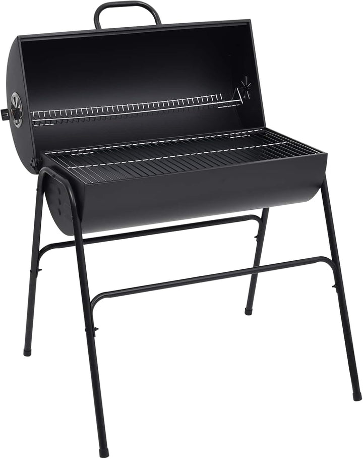 vidaXL Fassgrill mit 2 Kochrosten 3 STK. 80 x 73 x 90 cm Metall