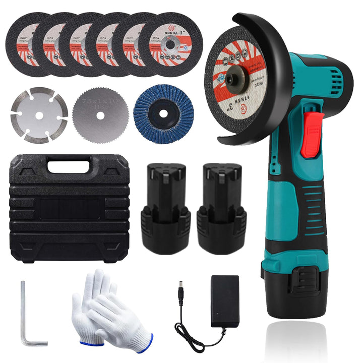 Mini Akku Winkelschleifer, 3 Zoll Professional Akku Winkelschleifer Set 12V