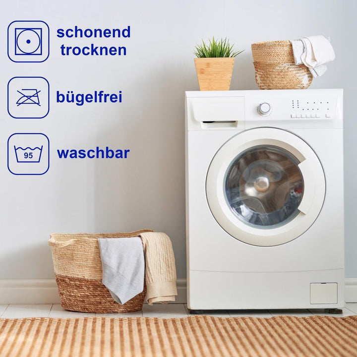 Dukal | wasserdichter Matratzenschutz 70 x 140 cm | mit Eckgummis | Oberseite aus saugfähigem Frotte