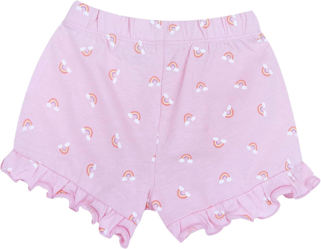 Chicco Baby - Mädchen Set mit T‑Shirt und Shorts Aus Weichem Stoff mit Einem Hübschen Kragen Verzier