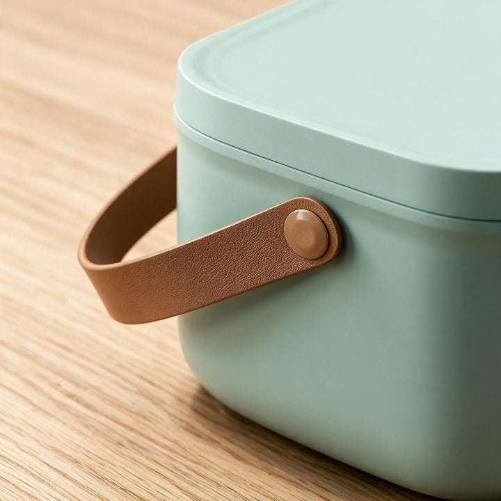 Medikamenten Aufbewahrung, Oval Doppelschichtig Hausapotheke Kiste Plastik, Tragbare Medikamentenkof