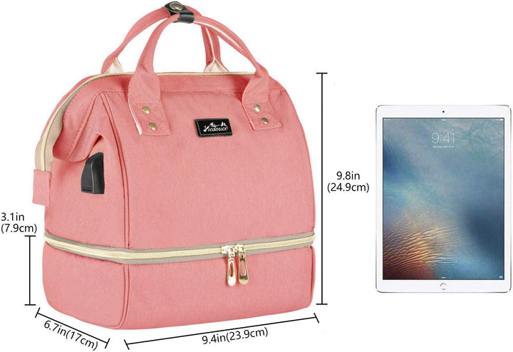 Viedouce Baby Wickeltasche Rucksack, Wickelrucksack klein, Milchpumpe Tasche Rucksack, Picknicktasch