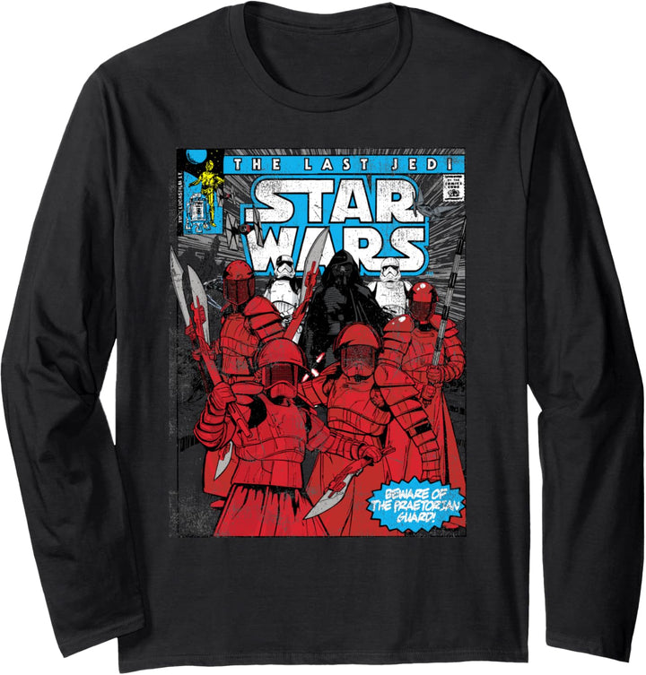 Star Wars: The Last Jedi Comic Book Cover Langarmshirt