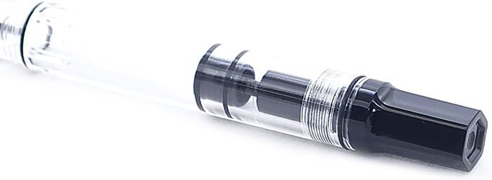 TWSBI Eco schwarz,Feder F,Füllfederhalter,Demonstrator,Kolbenfüller,Piston,Fountain Pen