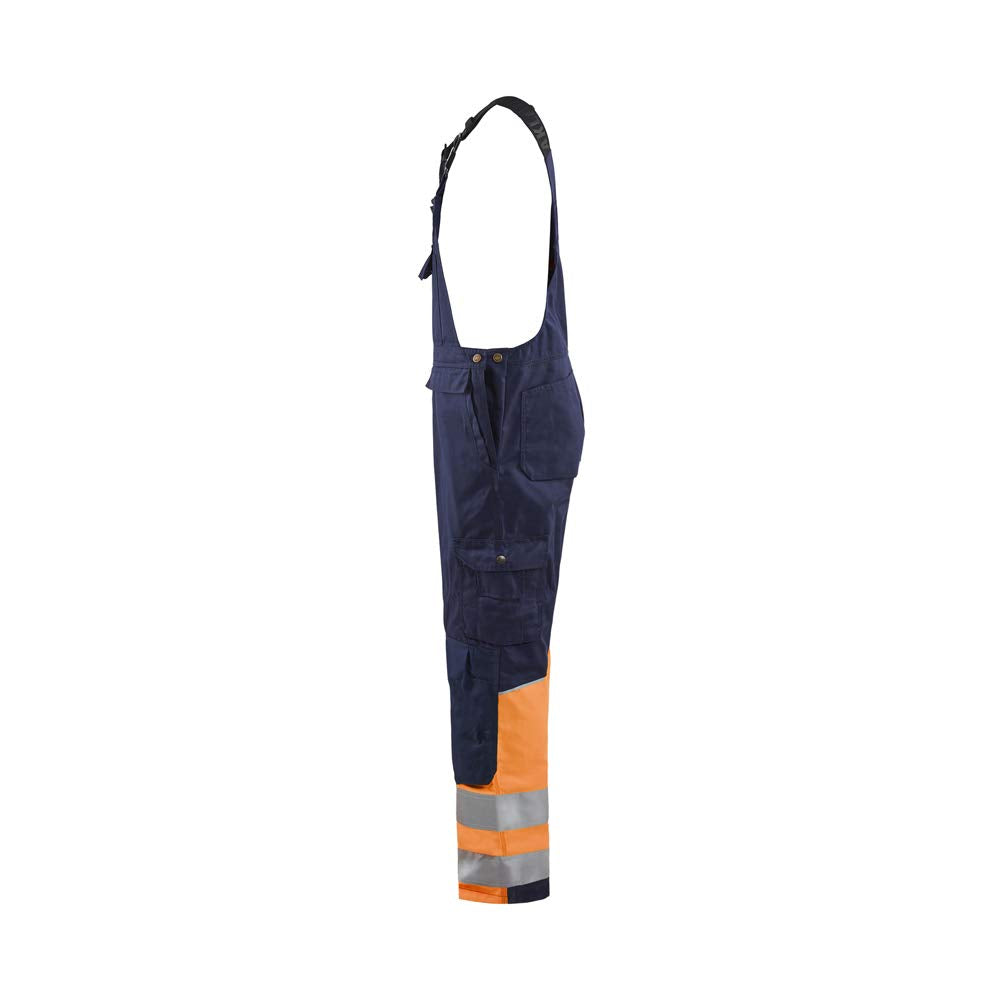 Blaklader 266218008953D116 High Vis Latzhose, Marineblau/Orange, Grösse D116