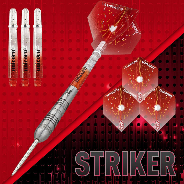 Unicorn Striker Dartpfeile Typ 4, 80% Wolfram, Stahlspitze