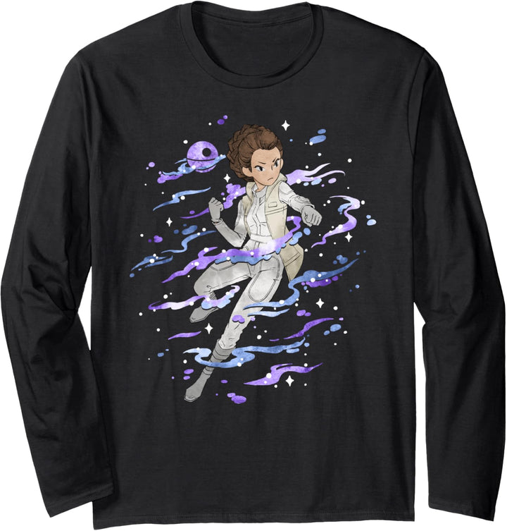 Star Wars: The Empire Strikes Back Princess Leia Anime Langarmshirt
