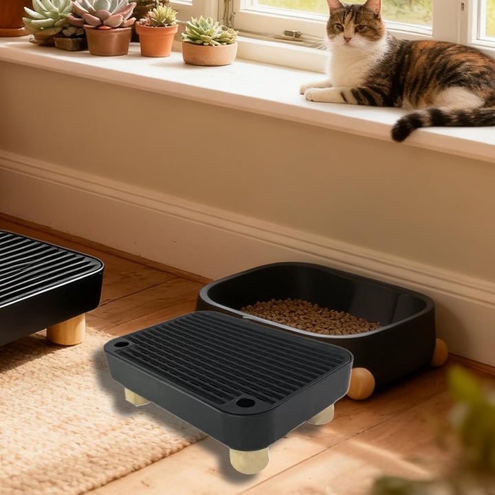Katzenrampe Für Katzentoilette - Kätzchen Katzenklo Treppe Mit Filterfunktion | Abnehmbare Kätzchen
