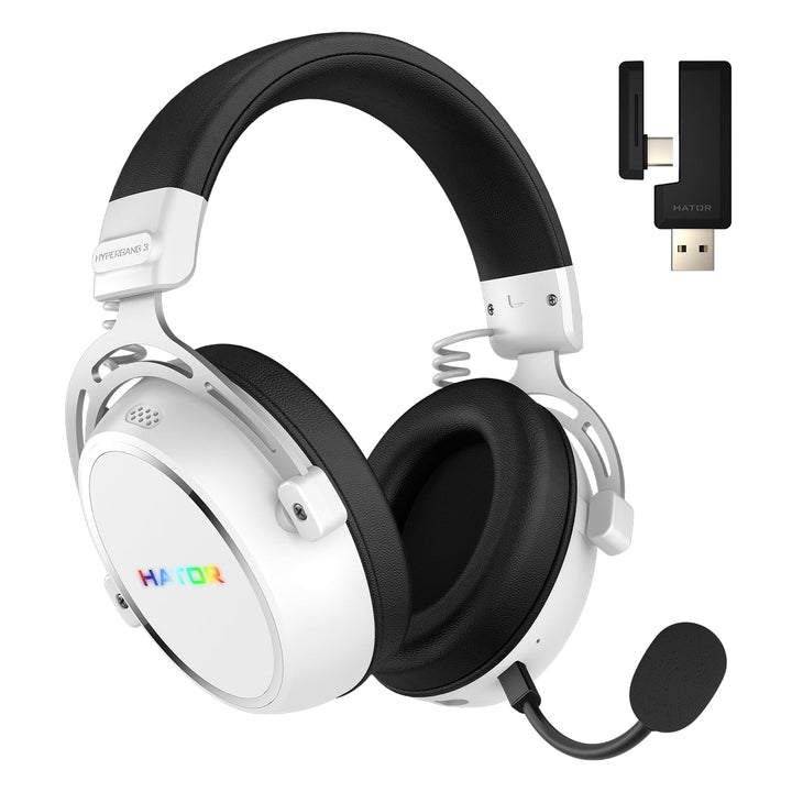 HATOR Hypergang 3 Wireless Gaming-Headset – Hi-Res Audio, Hybrid ANC, 45h Akku, Spatial Audio, Bluet