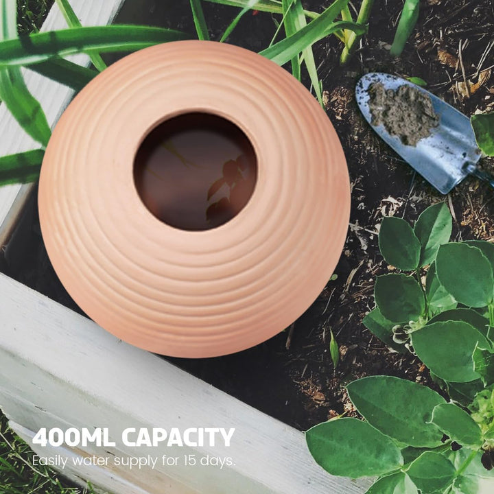 TerraCotta Pflanzen-Bewässerungsstäbe, automatische Pflanzenbewässerungskugeln-Geräte, 400 ml Wasser