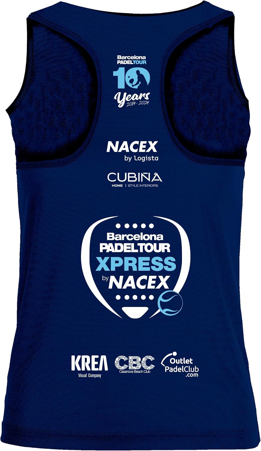 Barcelona Padel Tour | Technisches Damen Tank Top | Padel Sportbekleidung für Damen und Herren | Sof