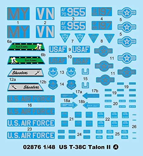 Trumpeter 2876-1/48 T38 C Talon II, Luftfahrt